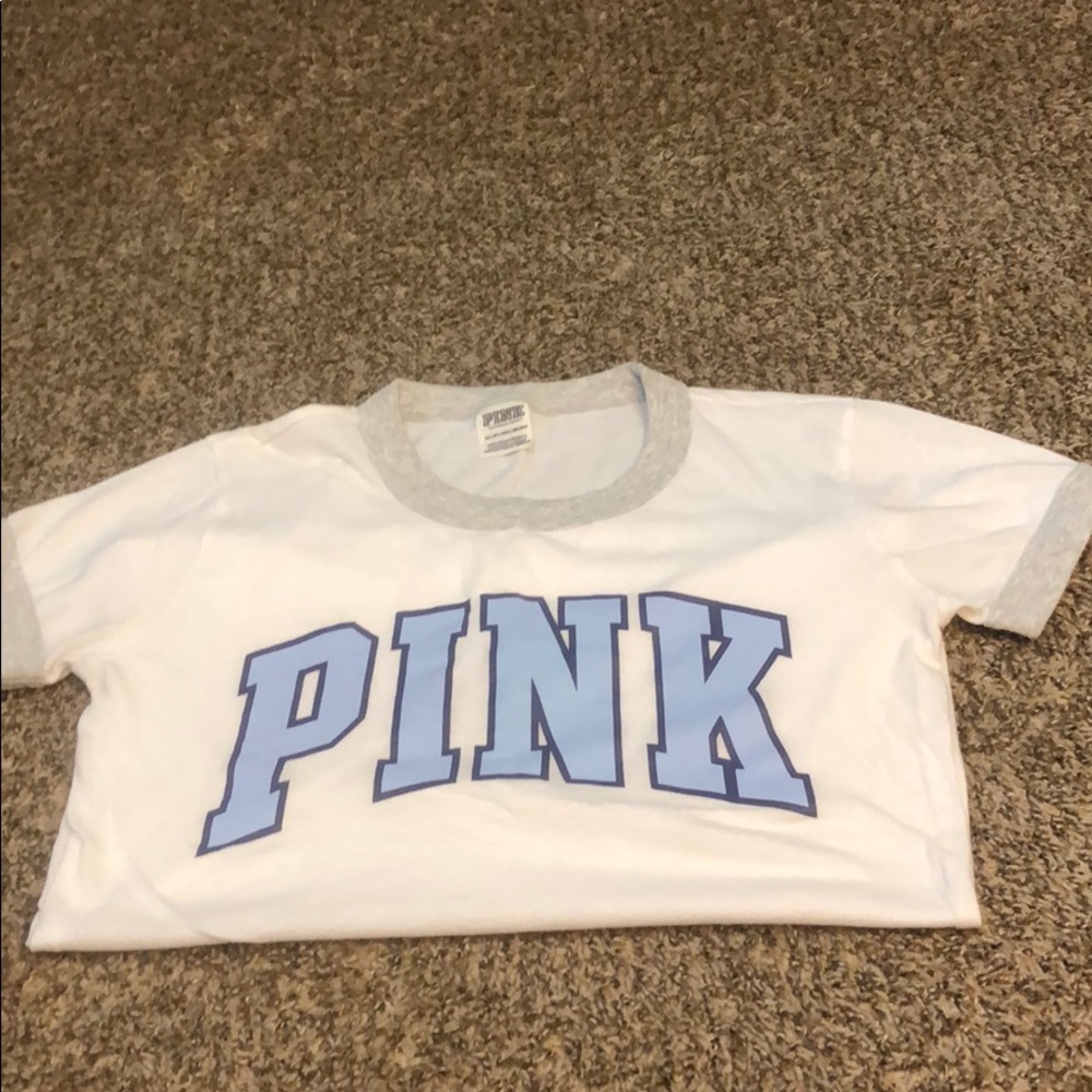 Pink Victoria’s Secret Short Sleeve campus tee